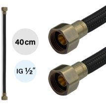 Flexschlauch DN8 IG/IG 1/2" -400mm Schwarz Antikes Bronze