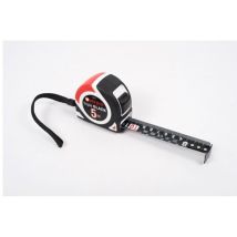 Flexometro Triple Noir 5 M X 25 Mm Fond Noir Imprimé Sur Blanc - 7255