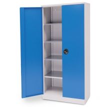 Flügeltürenschrank, Tiefe 600 mm, 4 x höhenverstellbare Fachböden Maße in mm (BxTxH): 920 x 600 x 1950