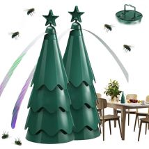 Odipie - Fliegenabweisender Ventilator, elektrischer Tisch-Fliegenschutz, hält Insekten von Lebensmitteln fern, für Abendessen zu Hause, Picknick im