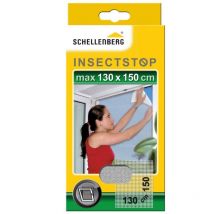 Insektenschutzgitter mit Befestigung, 130x150cm weiß - 50714 - Schellenberg