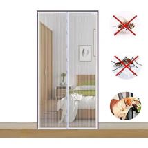 Fliegengitter Tür, Magnet Insektenschutz Balkontür 110x210 cm