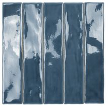 Fliese Creta-25 Ozeanblau 5x25 Cm