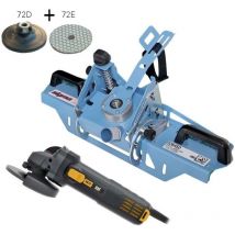 Fliesenbearbeitung Sigma simple bevel 36A5D + winkelschleifer cat DX37