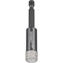 KWB - Diamant Fliesen-Loch-Bohrer für Bohrmaschinen, Lochsäge mit e 6.3-Aufnahme, Diamont-Bohrkrone Durchmesser 14 mm