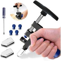 Joorrt - Manueller Fliesenschneider für Keramik- und Porzellanfliesen – Ausgestattet mit einer einstellbaren Laserführung, rutschfesten Füßen und