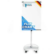 Master Of Boards - Chevalet de conférence avec roulettes Tableau mobiles Shark, 73 x 104 cm