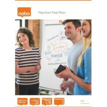 Nobo - Flipchart Pad Plain A1 100 Sheets (Pack 2) 34633681