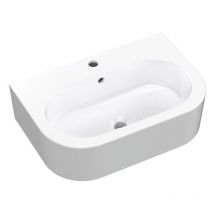 Kerasan - flo Ceramic Washbasin 60x42cm, blanc
