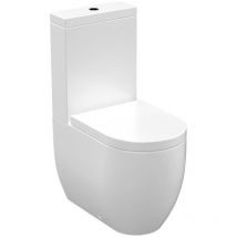 Kerasan - flo Fermer Toilettes couple, blanc