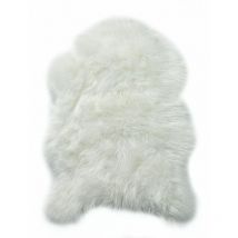 Thedecofactory - flokati de luxe - Tapis extra-doux esprit peau de mouton blanc 60x90