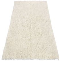 Flokati en laine - Couvre-lit, Plaid white 60x120 cm