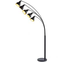 Lindby - Floor Lamp 'Lira' made of Metal for Living Room & Dining Room