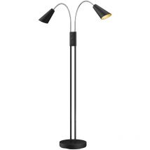 Lucande - Floor Lamp 'Medira' made of Metal for Living Room & Dining Room