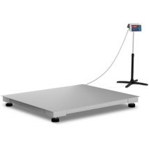 TEM - Floor Scale - calibrated - 600 kg / 200 g - 100 x 120 cm - led