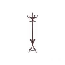 Casart - Floor Standing Coat Jacket Stand Solid Wood Hanger with Umbrella Rack