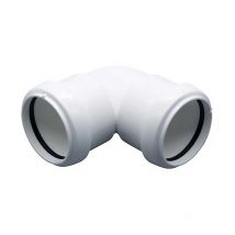 WP11W Floplast 40mm 90deg Bend Push-Fit White