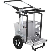 Chariot de collecte des déchets Picobello Mini – Aluminium et acier galvanisé – 120 litres – FLORA