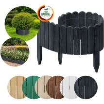 Flexibler Rasenkante 100 x 20 cm Anthrazit - Floranica