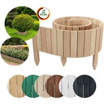 Rollborder ii Gartenzaun 200x30 cm Unbehandelt - Floranica