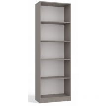 Florence - Librería con 5 estantes - Dimensiones 182x60x30 cm - Unidad de almacenamiento de libros
