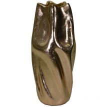 Florero de resina dorada cm ø45h100