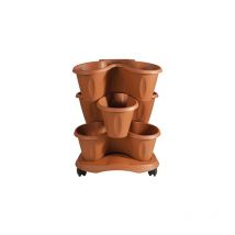 Bama - Florero Trébol con Platillo Terracota 30015