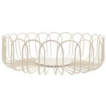 Flores Metallkorb 26,5x7,5cm Grau - Ona