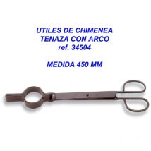 Fplus utiles chimenea tenaza c-arco 450 mm 34504 , utiles chimenea tenaza c-arco 450 mm 34504
