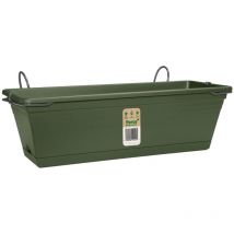 Fioriera/balconetta mediterran balcony trough set verde 60CM - Florus