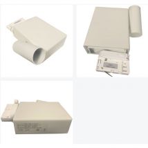 Flos - F2437009 Fort knox 2 trac Foco de carril blanco para bombilla de 70W Gx8,5 CDM-R111