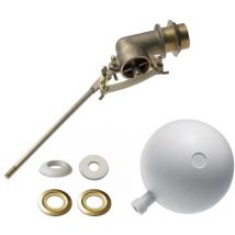 EU - Flotador Articulado Laton, Boya de Plástico y Juntas de Goma - Depositos Medidas Accesorios Fontanería: 3/4''