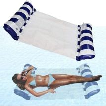 Zolginah Flotteur Gonflable Piscine Flotteur Hamac Flottant De Inclinable Flotteur Hamac D'Eau Pliable Flottantes Hamac Portable Chaise Longue 