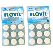 Clarifiant ultra-concentré Flovil – 18 pastilles – Compatible tous filtres – Optimise la clarté de l'eau
