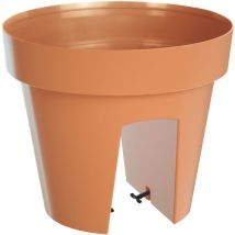 Prosperplast - Balcony Flower Pot Railing Planter 5 -12l Home Garden Decor Weather-Resistant terrakotta - 5 l (de)