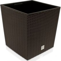 Markenartikel - deuba 35/64 Litre Rattan-Look Weatherproof Flower Pot Inner Planter Convenient Handles Indoor and Outdoor Versatility Stylish