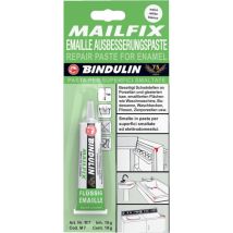 Bindulin Flüssig Mailfix 19g – Emaille-Ausbesserungspaste – Wasserfest – Temperaturbeständig bis +60 °C