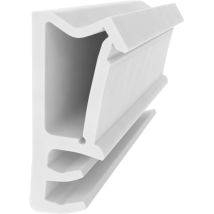 Flügelfalzdichtung Für Holzfenster - Weiß - 10 Meter - 12 mm Falzhöhe - 4-5 Mm Nutbreite - Fensterdichtungen Holzfenster - Fenster Dichtung