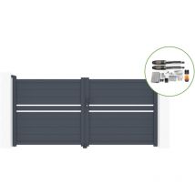 Casanoov - Flügeltor 3m cimone H.140cm Aluminium + tanker B700 Motorisierung