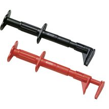 Fluke - AC87 Sicherheits-Flachmessabgreifer Buchse 4 mm cat iii 600 v Rot, Schwarz