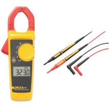 Fluke - FLK-323/TL175 Pinza amperometrica, Multimetro portatile digitale cat iii 600 v, cat iv 300 v Display (Counts): 40