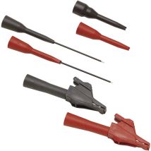 Fluke - TP920 Sicherheits-Prüfspitzen-Set Steckanschluss 2 mm cat iii 300 v Rot, Schwarz 1 St.