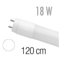 Fluorescente led t8 330o cristal 120cm.18W.(Fría, Cálida, Neutra) - Luz fría 6400K - Luz fría 6400K