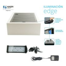 Edge 2.0 Tapa + Iluminación 23 l Blanco - Fluval