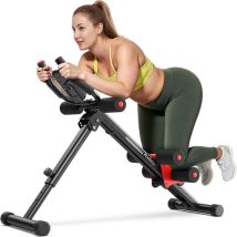 Flybird Testsieger Bauchtrainer, Verstellbares Bauchmuskelgerät Für Ganzkörpertraining Im Home Gym, 150kg Tragfähigkeit, Faltbarer Taillentrainer Mit 