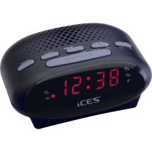 Radio-réveil – Alimentation électrique, Largeur, Longueur, Couleur de la lumière, Hauteur, Poids – ICES