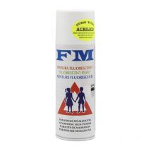FM - pintura spray fluorescente naranja 200ml bote , Pintura en spray naranja fluorescente Especialmente concebida para publicidad y señalización,
