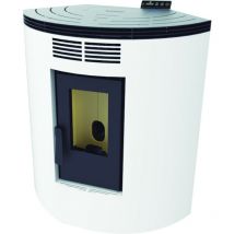 Fm Calefaccion - fm Poêle à granulés d'angle BP-100R 9,5kW Blanc