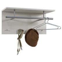 13casa - Vienna B1 - Appendiabiti. Dim: 72x29,5x35 H Cm. Col: Bianco. Mat: Nobilitato.