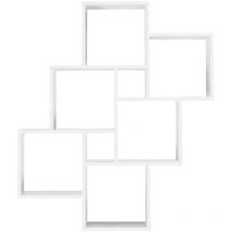 FMD - Estantería de pared flotante 8 compartimentos - Laurio